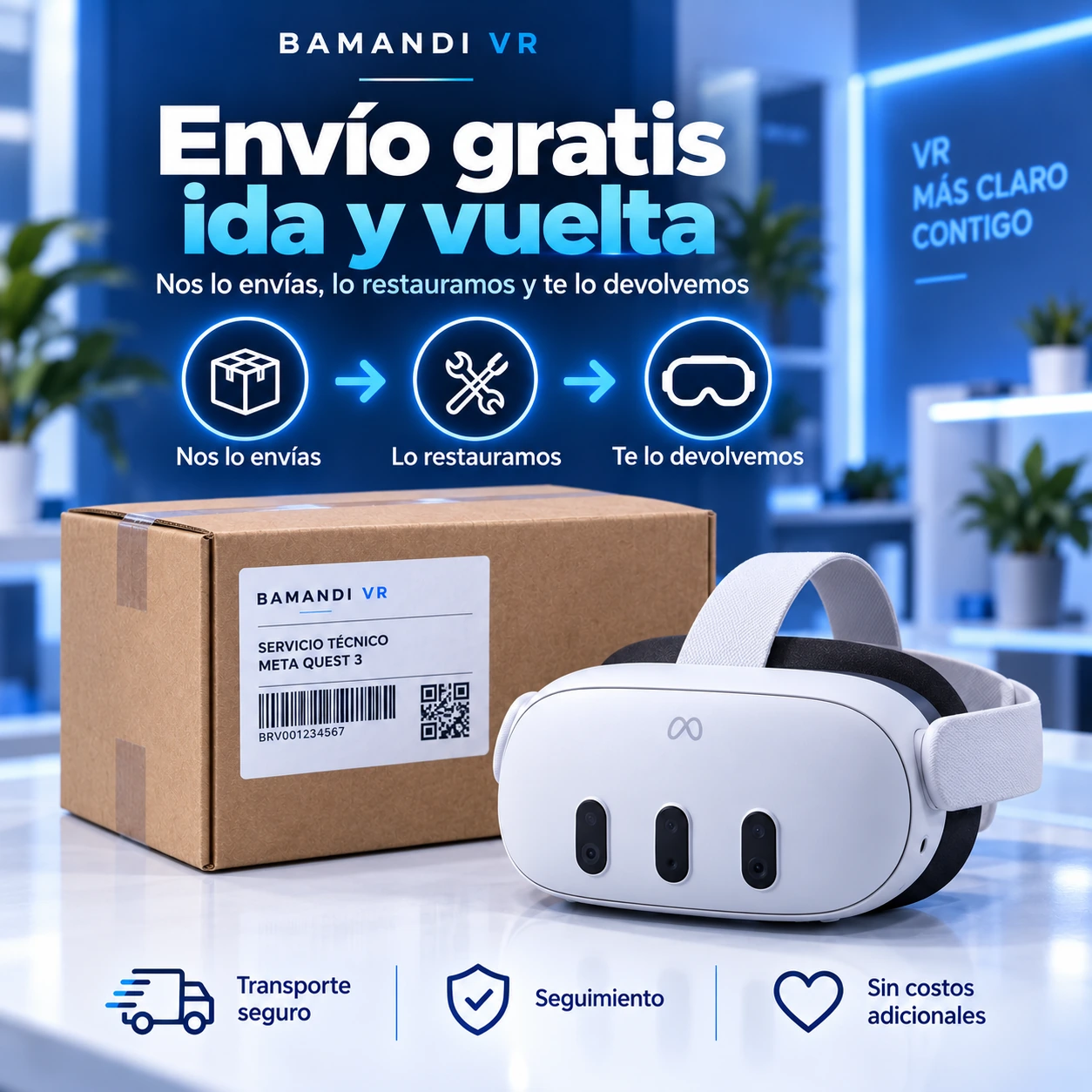 Envío gratis ida y vuelta